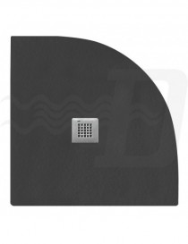 PIATTO DOCCIA LINEA EMOTION MOD. SERENITY ANGOLARE Nero cm 80 x 80 DIANHYDRO