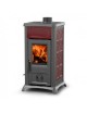 STUFA A LEGNA MOD. ROSY KW 6 Bordeaux DAL ZOTTO