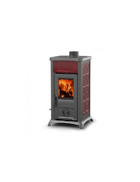 STUFA A LEGNA MOD. ROSY KW 6 Bordeaux DAL ZOTTO
