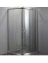 BOX DOCCIA SEMICIRCOLARE CRISTALLO 6 MM. PROFILI CROMO LUCIDO