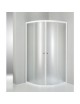 BOX DOCCIA SEMICIRCOLARE CRISTALLO 4 MM. PROFILI BIANCHI