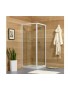 BOX DOCCIA QUADRO CRISTALLO 4 MM. PROFILI BIANCHI