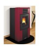 STUFA A PELLET MOD. RITA EVO KW 10,2 BORDEAUX