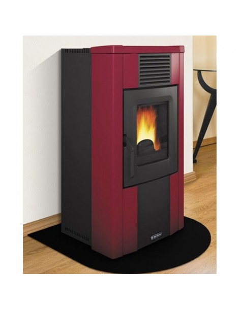 STUFA A PELLET MOD. RITA EVO KW 10,2 BORDEAUX