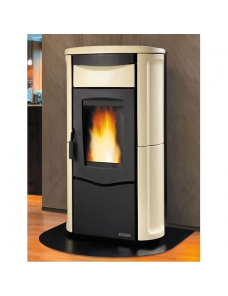 TERMOSTUFA A PELLET MOD.JOLE IDRO 2.015.8KW MADREPERLA