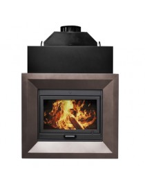 TERMOCALDAIA CAMINO 22KW MODELLO  DAKAR NERO DIANKAMIN