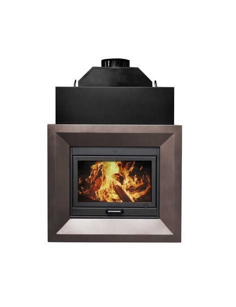 TERMOCALDAIA CAMINO 22KW MODELLO  DAKAR NERO DIANKAMIN