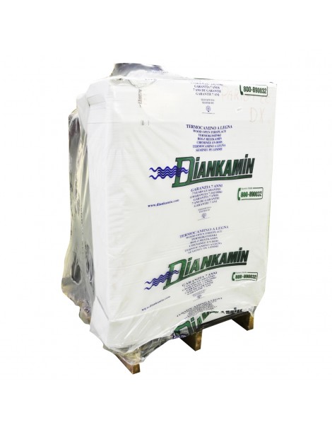 TERMOCALDAIA CAMINO MODELLO SERIE OCEANIA NEW SPACE 29K RAME DIANKAMIN