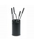 PORTA-ATTREZZI CON 4 ACCESSORI MODELLO LINEA NERO H. cm. 62 DIANKAMIN