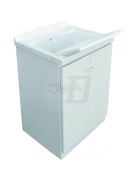 LAVATOIO CON MOBILE ABS CON TAVOLA POLIPROPILENE 60x60