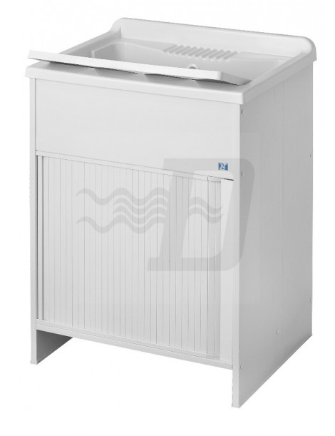 LAVATOIO CON MOBILE IN PLASTICA CON TAVOLA 60X60