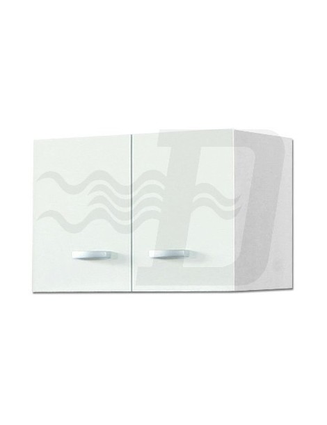 PENSILE SOPRACAPPA 2 ANTE BIANCO 60x33x40