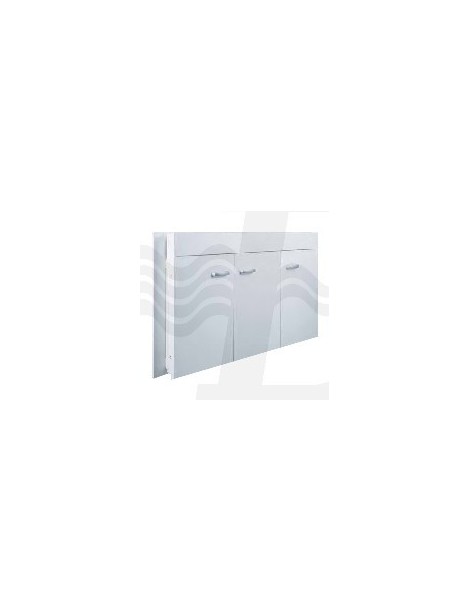MOBILE SOTTOLAVELLO 3 ANTE PIEGHEVOLE CM 120x45 TOP CERAMICA BIANCO
