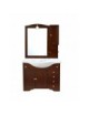 MOBILE BAGNO MONIQUE CON LAVATOIO INTEGRATO SPECCHIO CM.105