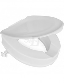 CIAMBELLA UNIVERSALE RIALZATA CON COPERCHIO VICTOR  H. cm. 10 BIANCO