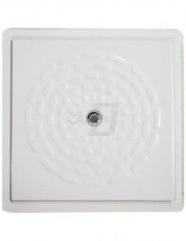 PIATTO DOCCIA  FILO PAVIMENTO IN  VETRO RESINA  CON  PILETTA 80X80