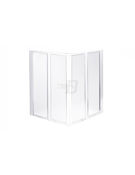 BOX  DOCCIA 2 LATI  PER DISABILI MODELLO B-LUX 78/80*H.100
