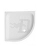 PIATTO DOCCIA ANGOLARE  IN  CERAMICA  DIANFLEX  80x80