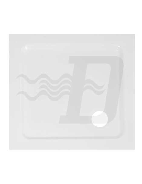 PIATTO DOCCIA QUADRO IN  TECNOPOLIMERO STRUTTURALE 76x76 MR FLAT DIANFLEX