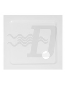 PIATTO DOCCIA QUADRO IN  TECNOPOLIMERO STRUTTURALE 80x80 MR FLAT DIANFLEX