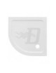 PIATTO DOCCIA  ANGOLARE  IN  TECNOPOLIMERO STRUTTURALE  80x80 MR FLAT DIANFLEX