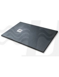 PIATTO DOCCIA SIMIL STONE NERO 80x120 DIANFLEX