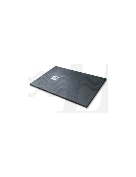 PIATTO DOCCIA SIMIL STONE NERO 80x120 DIANFLEX