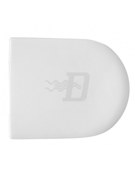COPRIVASO BIANCO PER VASO FILO MURO COMPACT RAK CERAMICS