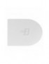 COPRIVASO SLIM SERIE MOON CON SOFT CLOSING BIANCO RAK CERAMICS