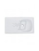 LAVELLO APPOGGIO IN  CERAMICA 1 VASCA DX o SX