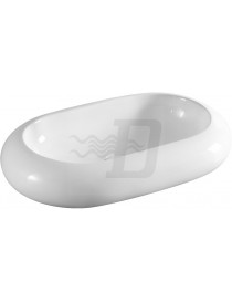 LAVABO D'APPOGGIO BIANCO MODELLO  LA26   CM.63x40 LINPHA
