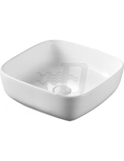LAVABO D'APPOGGIO BIANCO MODELLO LA27 CM. 40x40 LINPHA