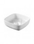 LAVABO D'APPOGGIO BIANCO MODELLO LA27 CM. 40x40 LINPHA
