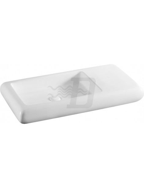LAVABO D'APPOGGIO BIANCO MODELLO LA33  CM. 80x42