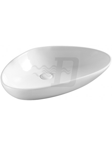 LAVABO D'APPOGGIO  BIANCO MODELLO LA35 CM.58.5x38.5  LINPHA