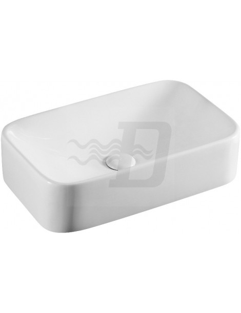 LAVABO D'APPOGGIO BIANCO MODELLO LA38 CM. 48.5x28.5    LINPHA
