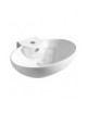 LAVABO D'APPOGGIO BIANCO MODELLO LA39 CM. 60.5x45.5   LINPHA