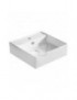 LAVABO D'APPOGGIO BIANCO MODELLO LA40 CM. 46.5x46.5   LINPHA
