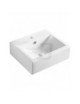 LAVABO D'APPOGGIO BIANCO MODELLO LA45 CM. 50.5x44.5  LINPHA