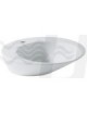 LAVABO D' APPOGGIO BIANCO SERIE EDGE TONDO CM.54x54 LINPHA
