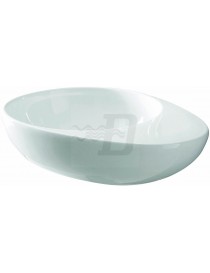 LAVABO BIANCO D'APPOGGIO  SERIE JOKER EGG CM. 55x39  LINPHA