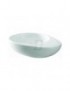 LAVABO BIANCO D'APPOGGIO  SERIE JOKER EGG CM. 55x39  LINPHA