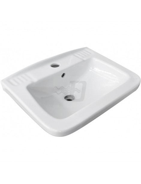 LAVABO A PARETE QUADRO BIANCO CM 36 x 45 LINPHA
