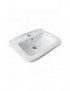 LAVABO A PARETE QUADRO BIANCO CM 40 x 50 LINPHA