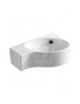 LAVABO A PARETE  BIANCO MODELLO LP91 CM. 43x28 LINPHA
