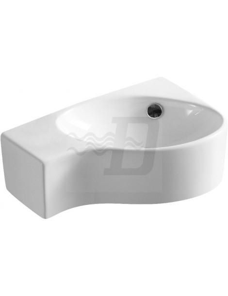 LAVABO A PARETE  BIANCO MODELLO LP91 CM. 43x28 LINPHA