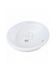 LAVABO BIANCO SOPRA - PIANO CON FORO  RUBINETTO CM 57x49 LINPHA