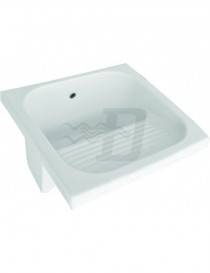 VASCA LAVATOIO IN CERAMICA CM. 60x60  LINPHA