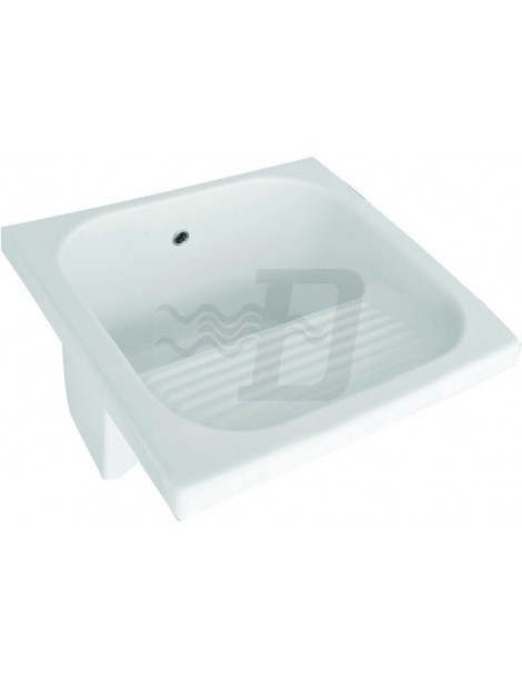 VASCA LAVATOIO IN CERAMICA CM. 60x60  LINPHA