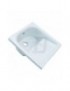 PILOZZO LAVAPANNI IN  CERAMICA  CON  STRIZZATOIO  CM.44x52 LINPHA
